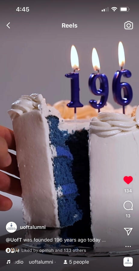 U of T&#39;s Birthday Reel